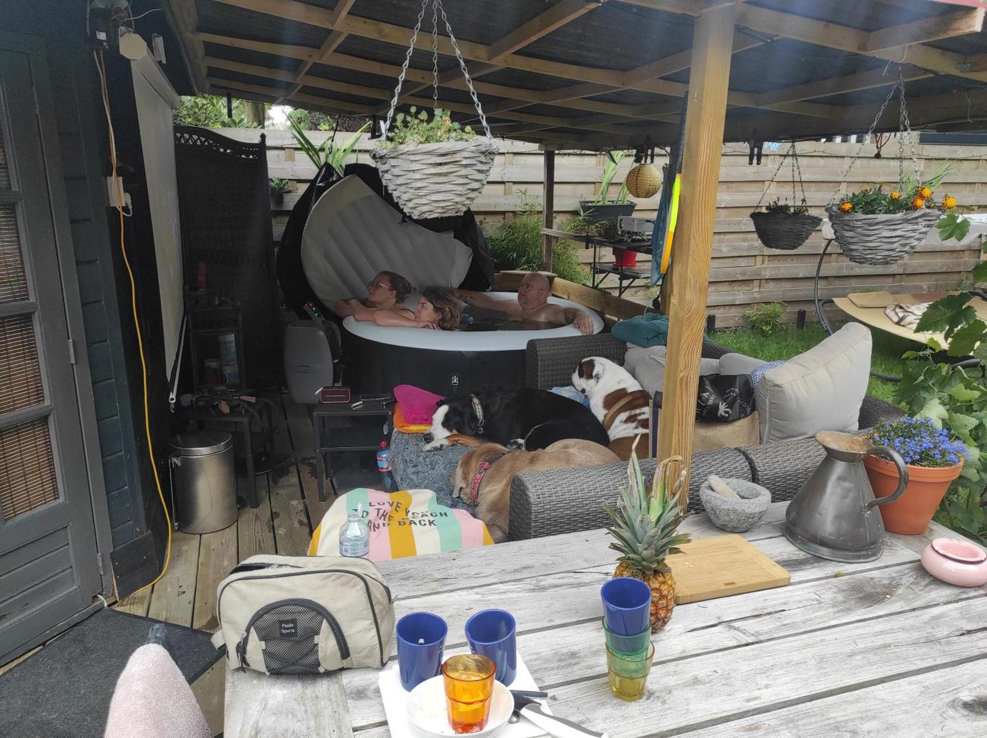"Tempat Senang" Chalet On The Beautiful Veluwe With Airco Sauna Bbq Jacuzzi Beamer And Dog Putten Eksteriør billede