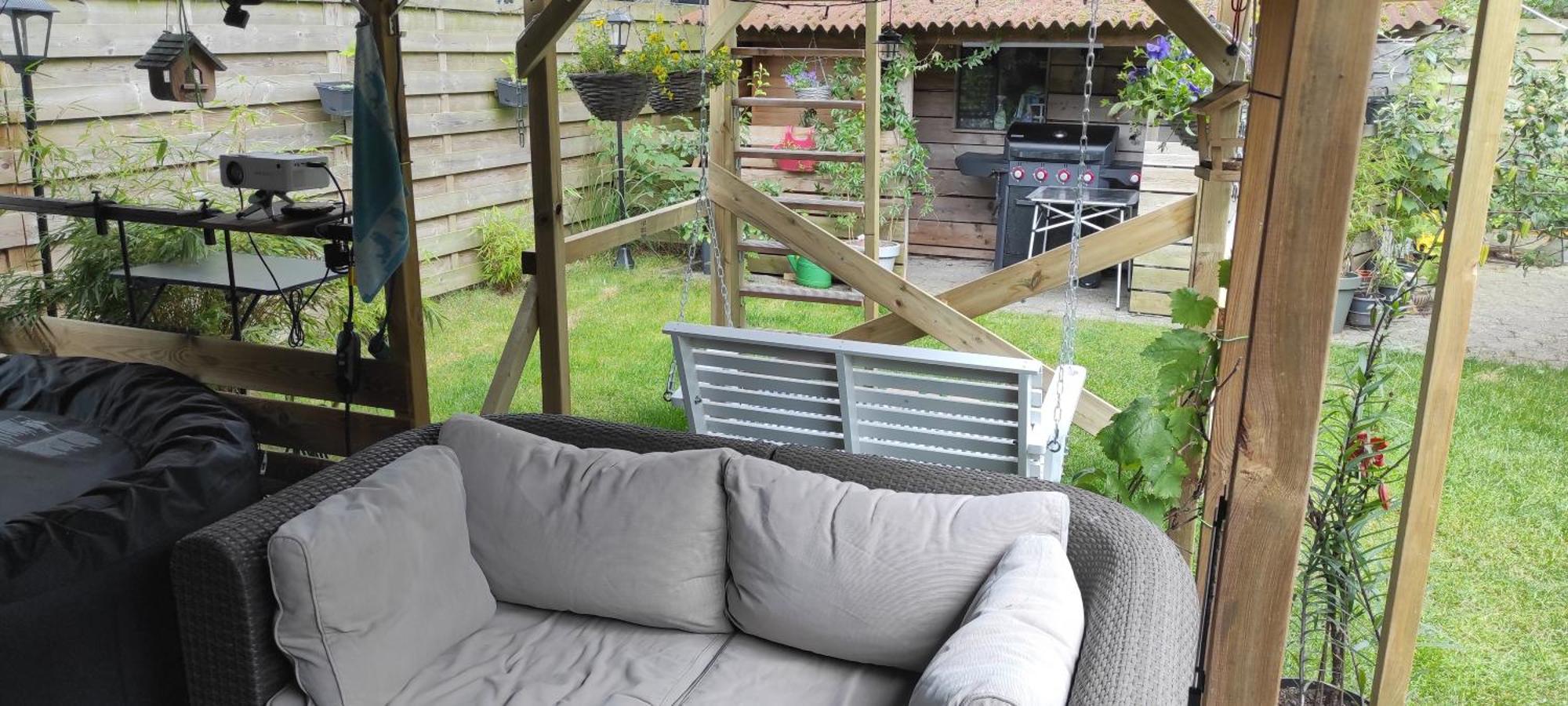 "Tempat Senang" Chalet On The Beautiful Veluwe With Airco Sauna Bbq Jacuzzi Beamer And Dog Putten Eksteriør billede